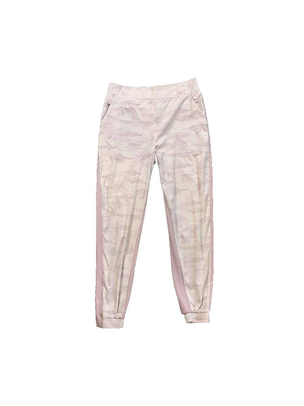 Athleta Joggers Womens 8 Orchid Brooklyn Lined Camo Drawstring Pockets Ankle